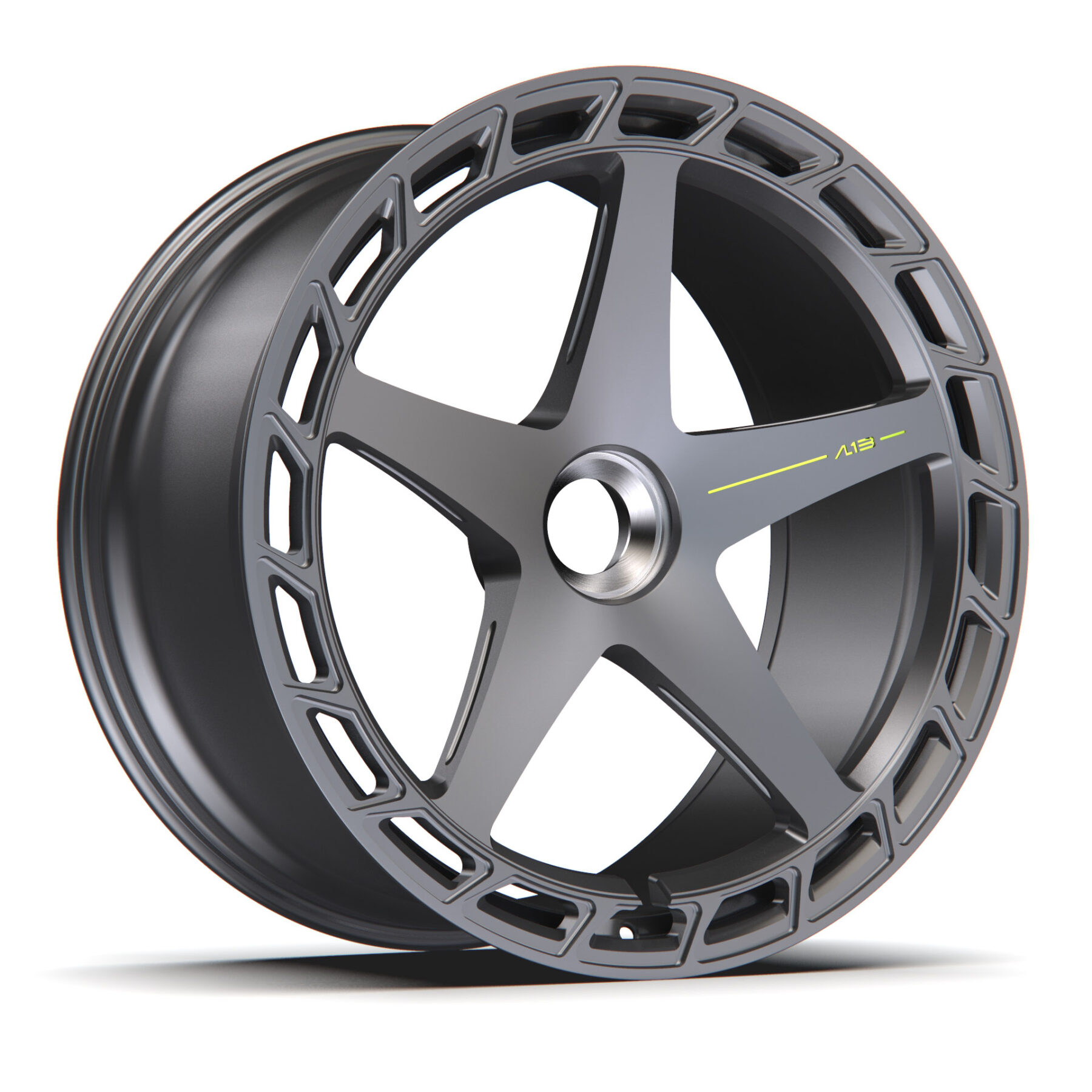 Felga AL13 Wheels A005-R – 1-częściowa (monoblok) Center lock