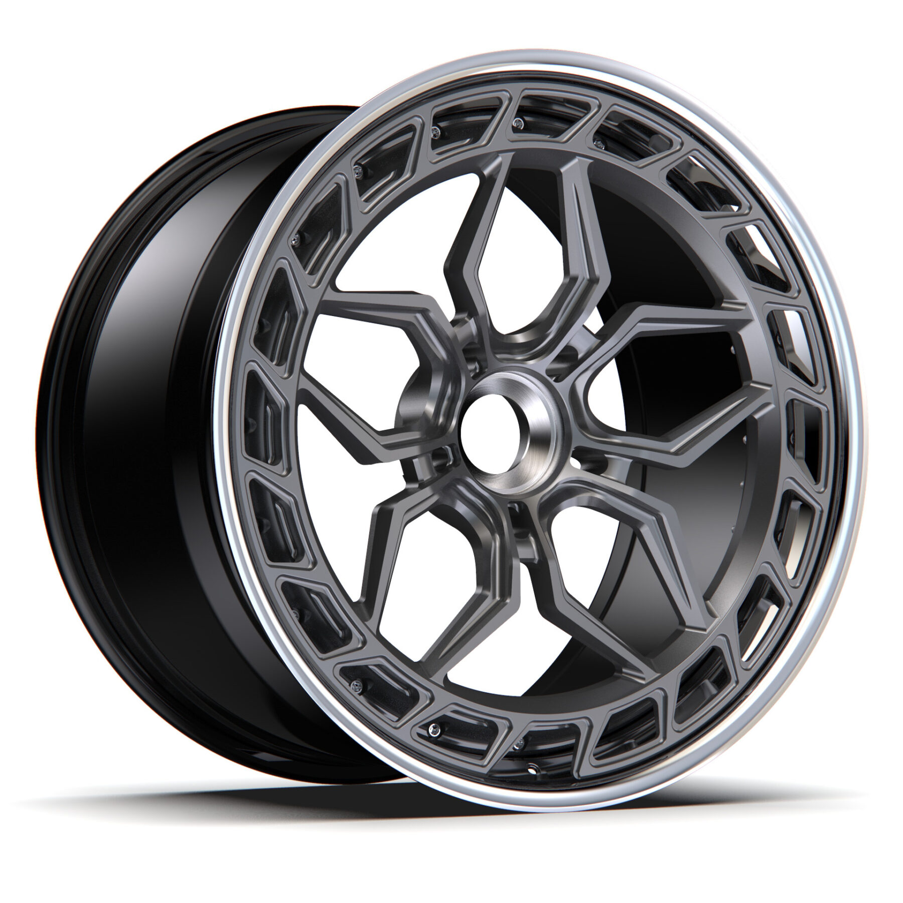 Felga AL13 Wheels A070-R – 3-częściowa Center lock