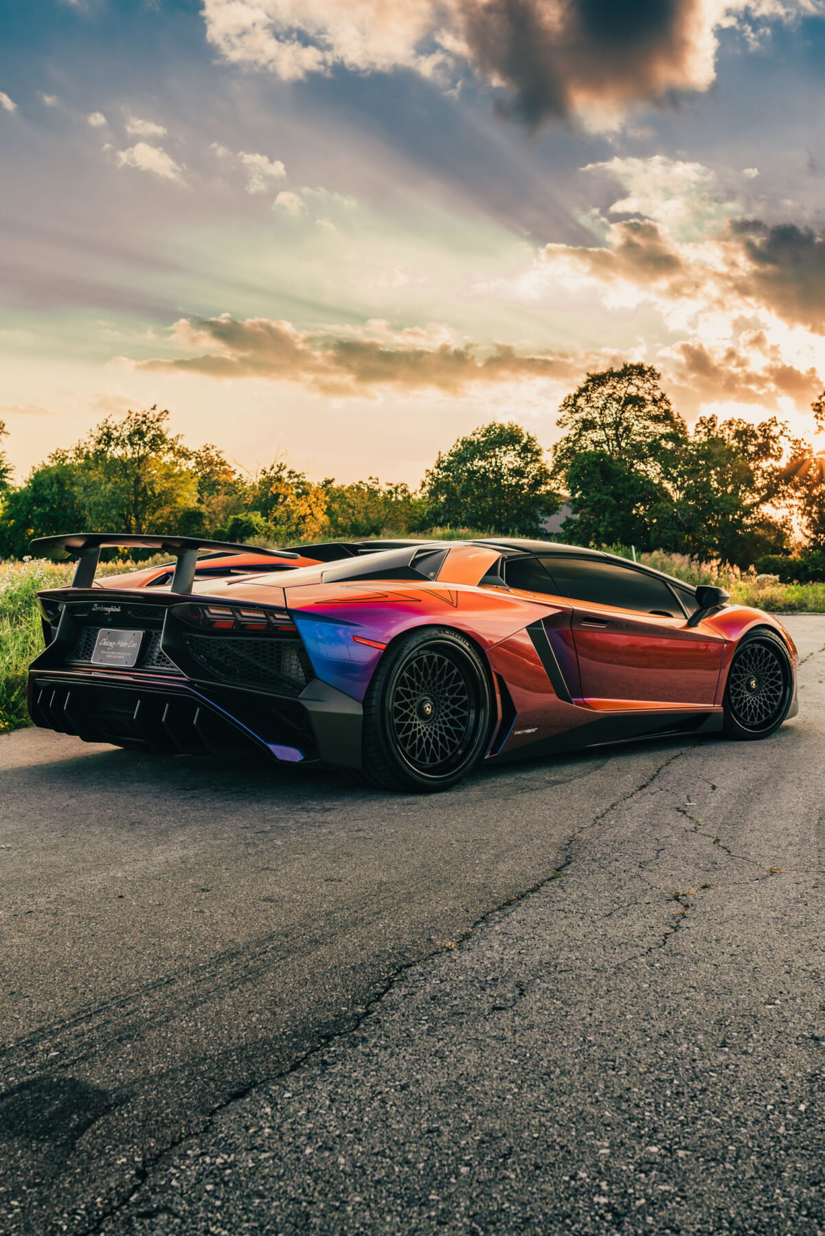 Lamborghini Aventador SV na felgach AL13 Wheels C020