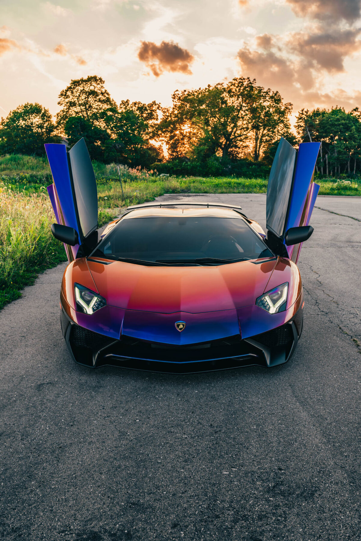 Lamborghini Aventador SV na felgach AL13 Wheels C020