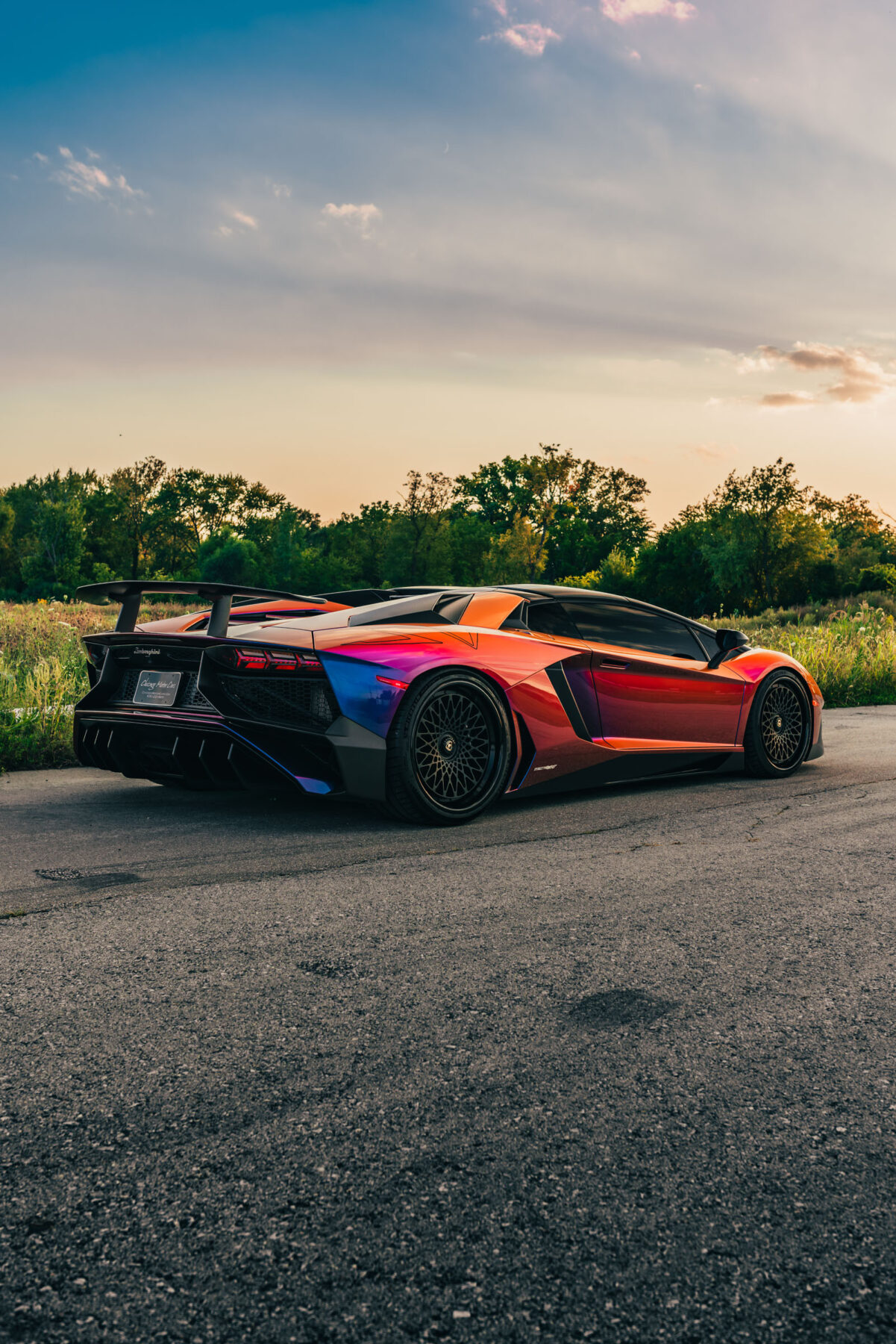 Lamborghini Aventador SV na felgach AL13 Wheels C020